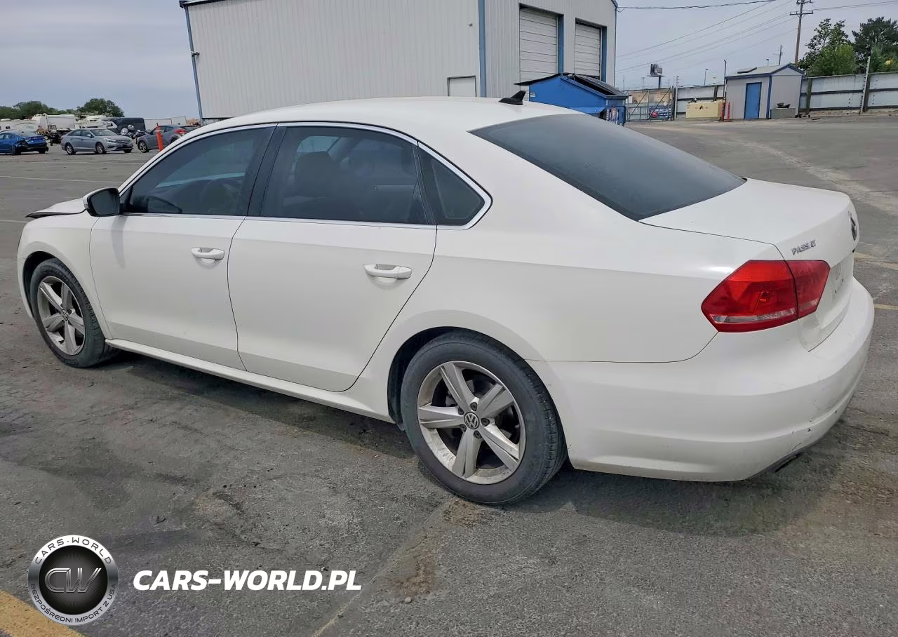 2013 Volkswagen Passat Se VIN:1VWBH7A32DC134156 - 2