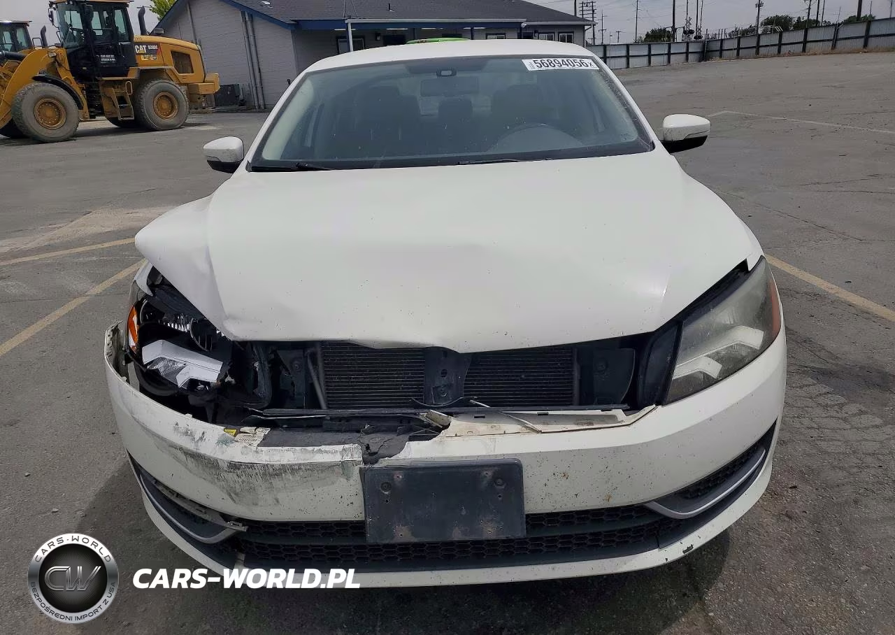 2013 Volkswagen Passat Se VIN:1VWBH7A32DC134156 - 5