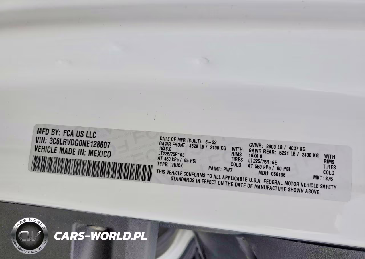 2022 Ram Promaster 2500 Delivery Van VIN:3C6LRVDG0NE128607 - 13