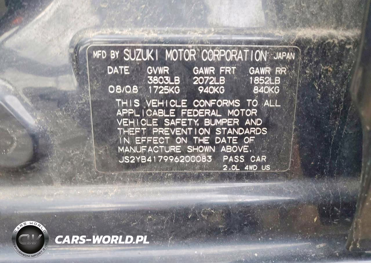2009 Suzuki Sx4 Touring VIN:JS2YB417996200083 - 12