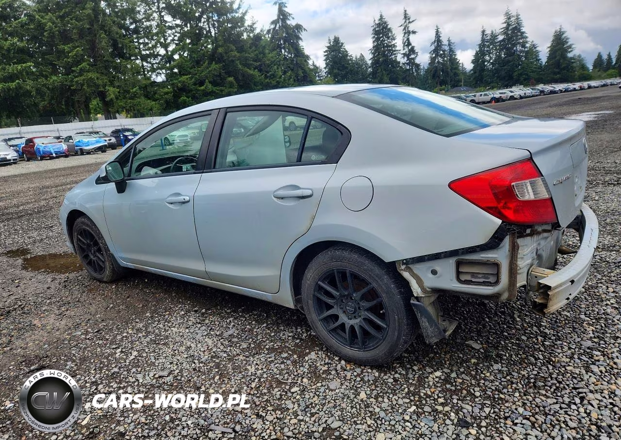 2012 Honda Civic Lx VIN:2HGFB2F55CH528007 - 2