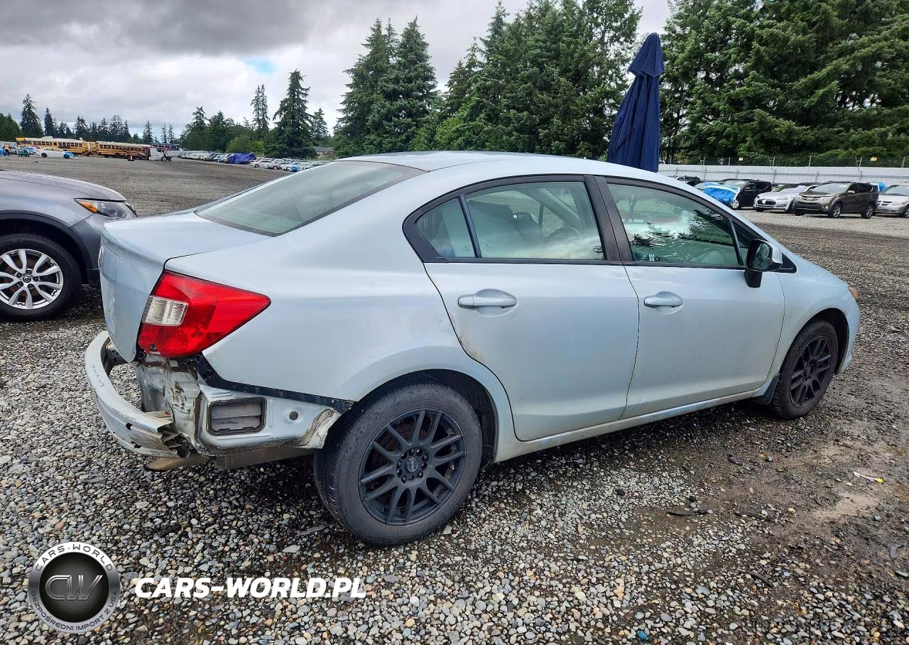 2012 Honda Civic Lx VIN:2HGFB2F55CH528007 - 3