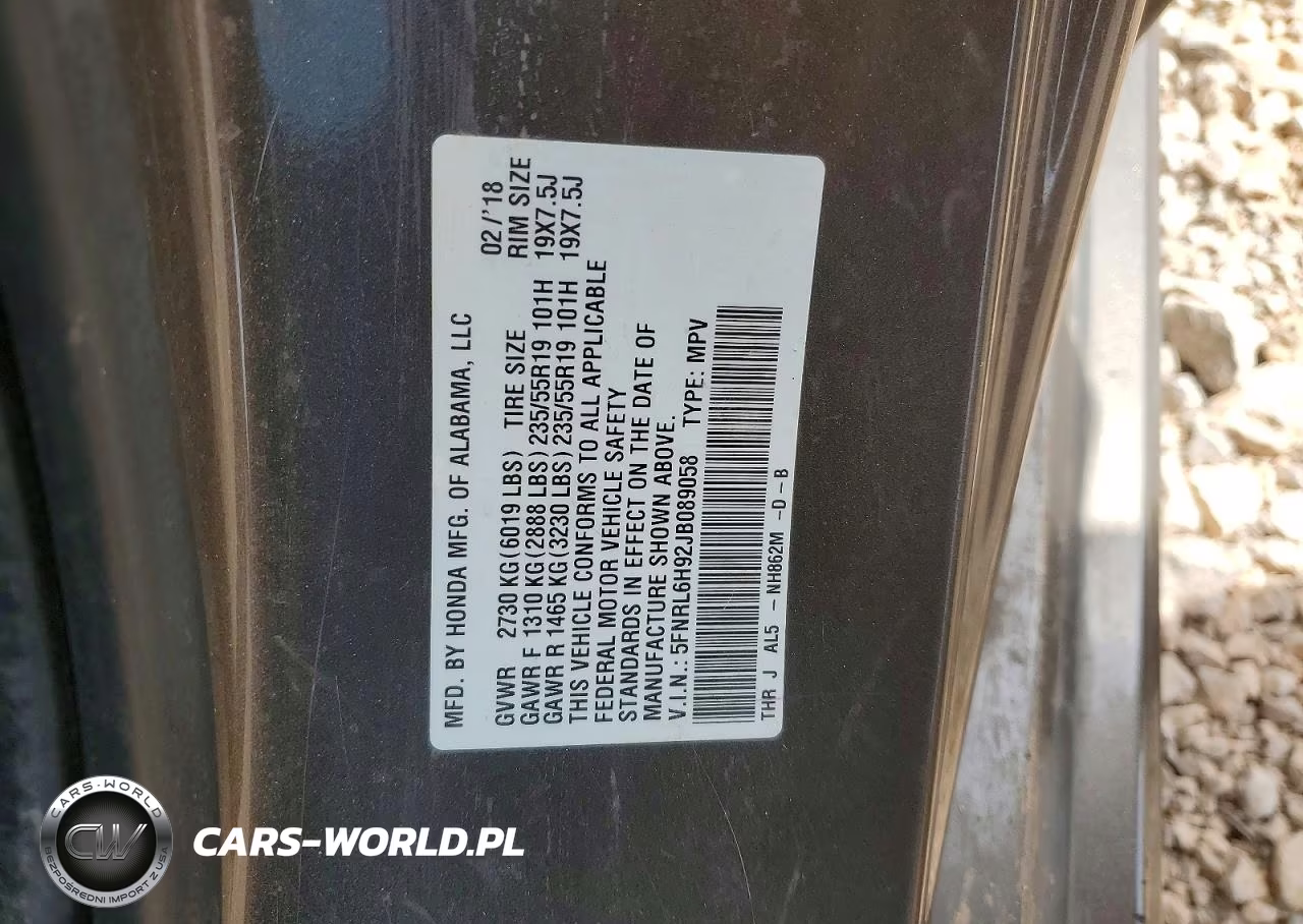 2018 Honda Odyssey Elite VIN:5FNRL6H92JB089058 - 13
