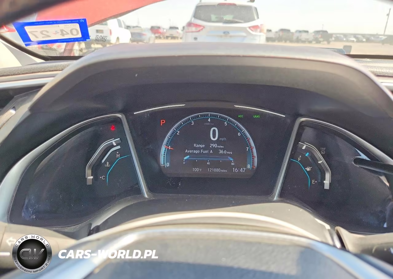 2019 Honda Civic Ex VIN:JHMFC1F33KX003881 - 9