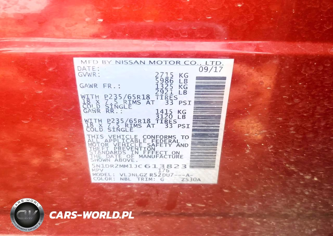 2018 Nissan Pathfinder Sl VIN:5N1DR2MM1JC613823 - 13