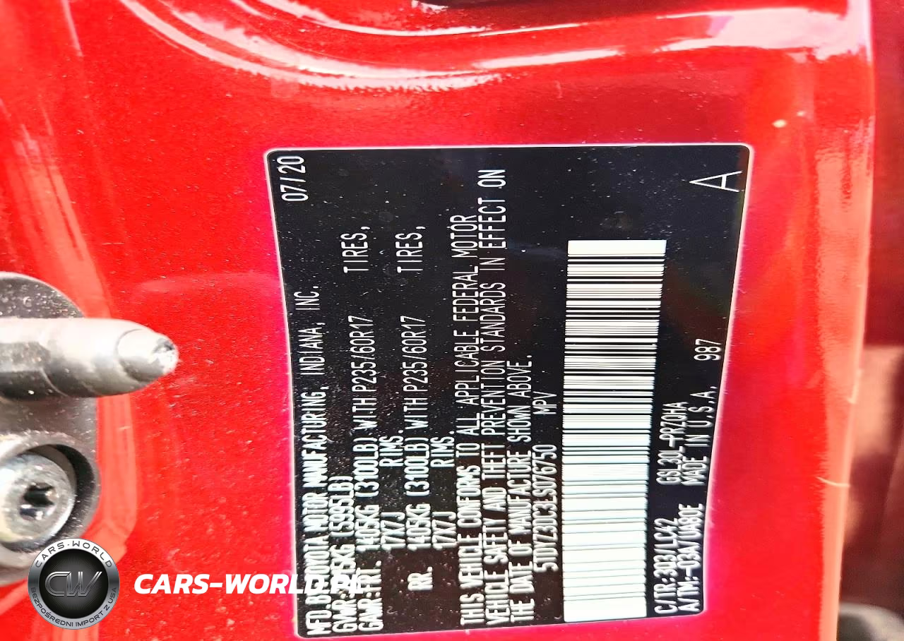 2020 Toyota Sienna Xle 8-Passenger VIN:5TDYZ3DC3LS076750 - 13