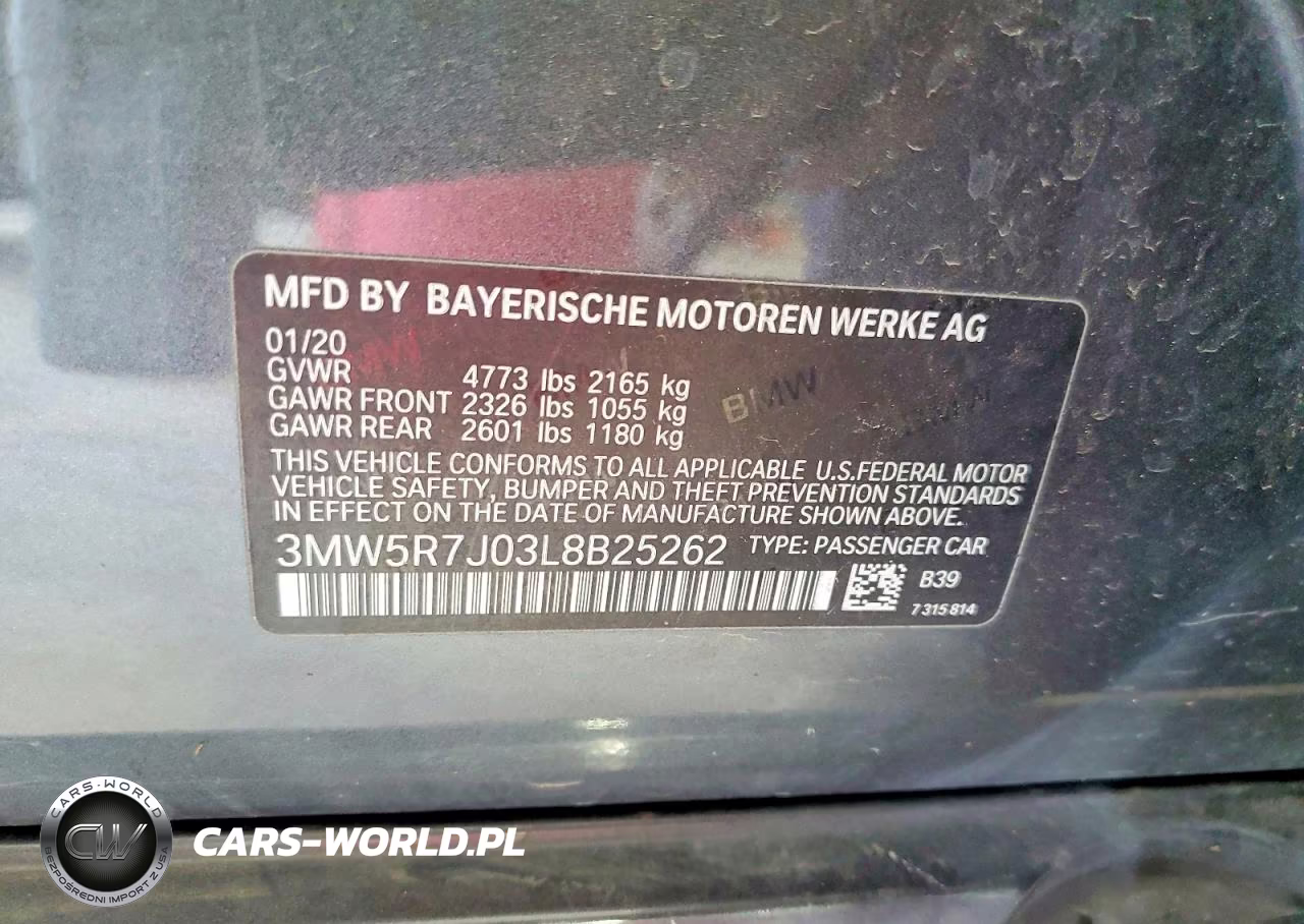2020 BMW 330Xi VIN:3MW5R7J03L8B25262 - 12
