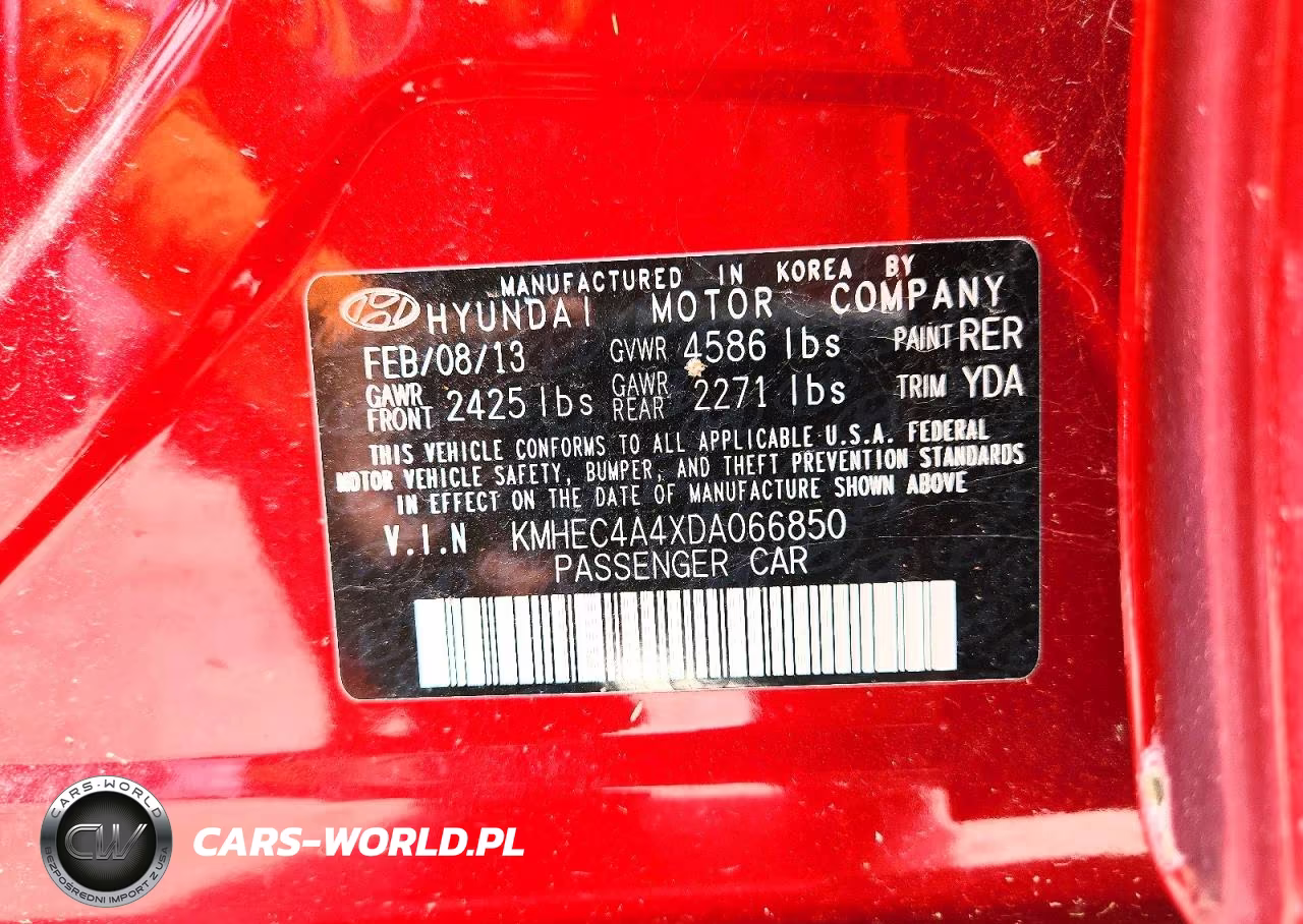 2013 Hyundai Sonata Hybrid VIN:KMHEC4A4XDA066850 - 12