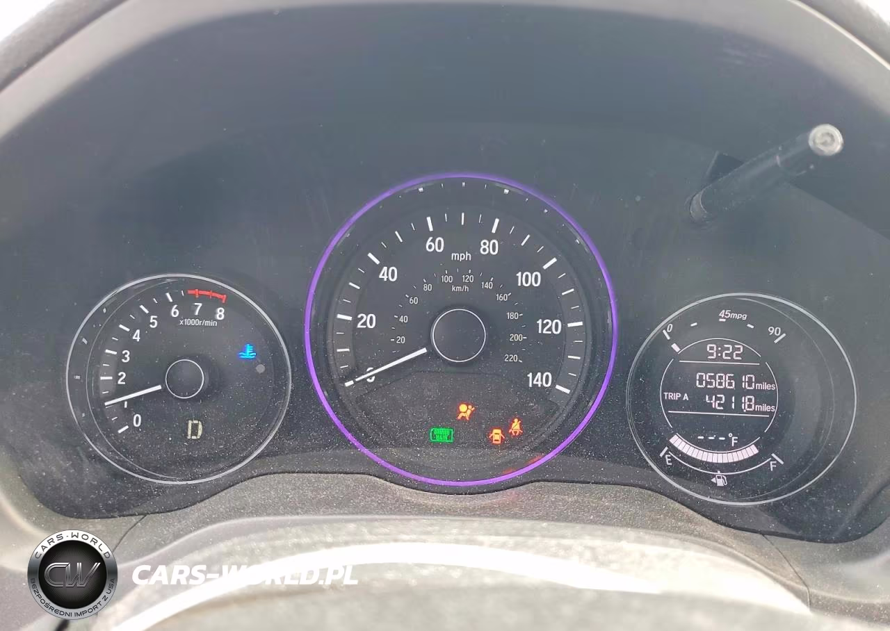 2016 Honda Hr-V Lx VIN:3CZRU5H34GM743432 - 9