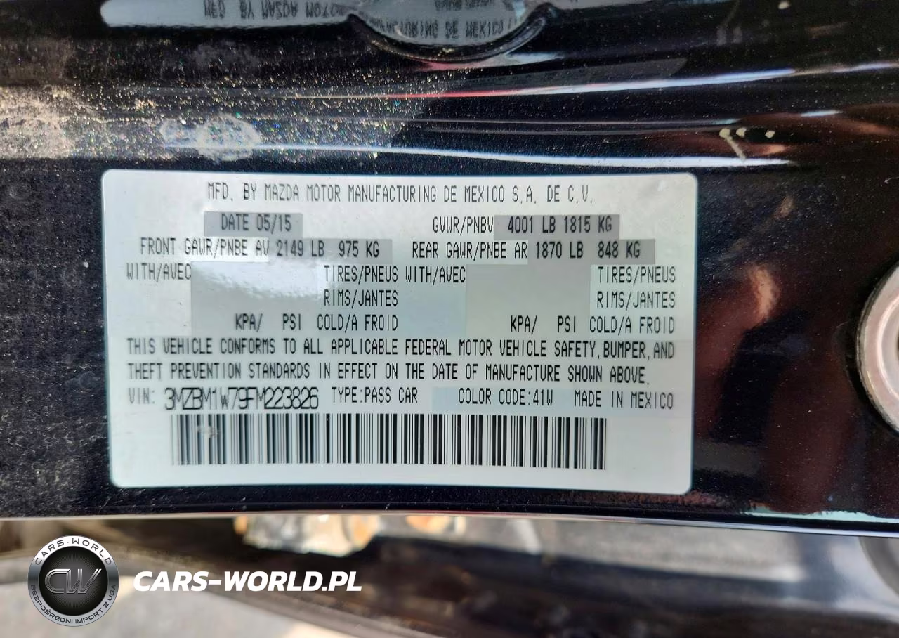 2015 Mazda 3 Grand Touring VIN:3MZBM1W79FM223826 - 12