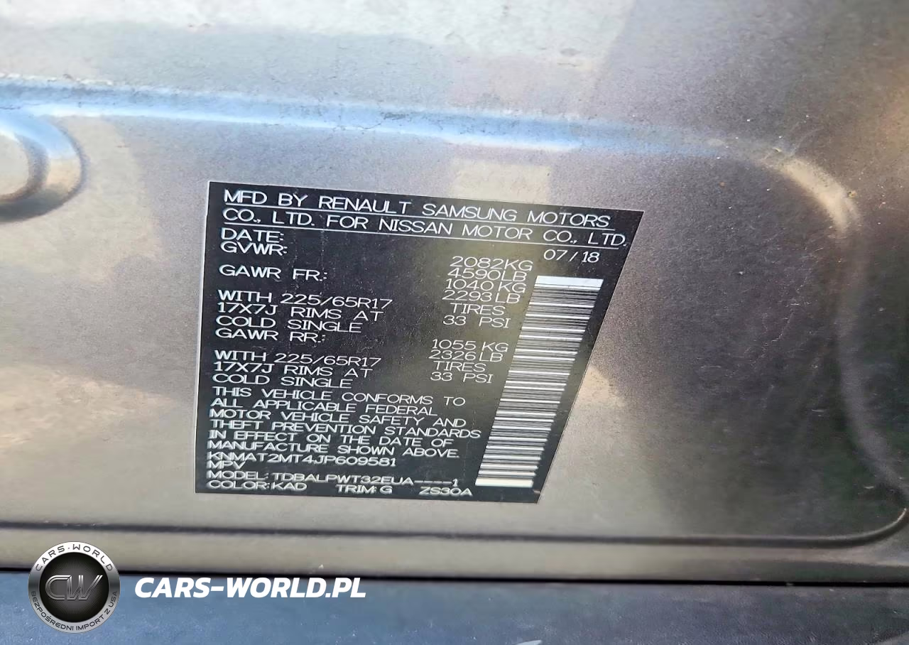 2018 Nissan Rogue S VIN:KNMAT2MT4JP609581 - 13