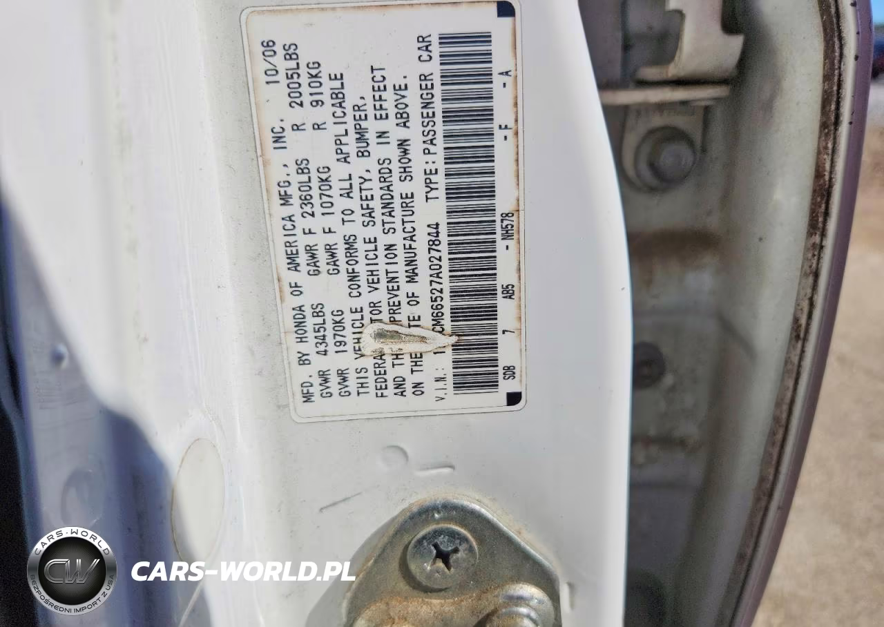2007 Honda Accord Ex VIN:1HGCM66527A027844 - 12