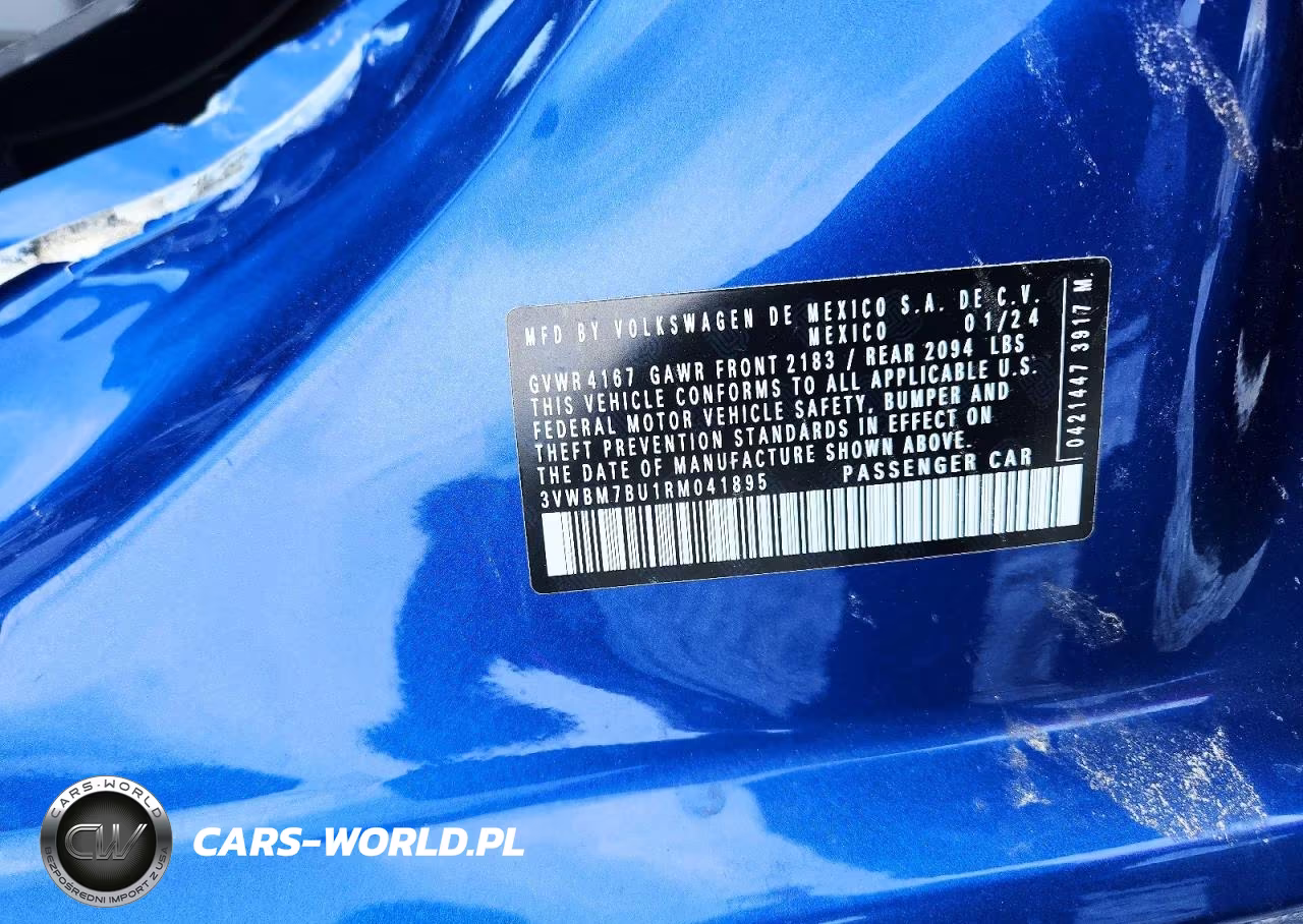 2024 Volkswagen Jetta Sport VIN:3VWBM7BU1RM041895 - 13