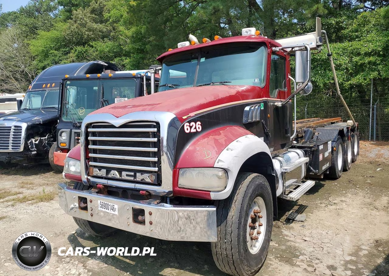 2012 Mack Gu713 Roll-Off Container Truck