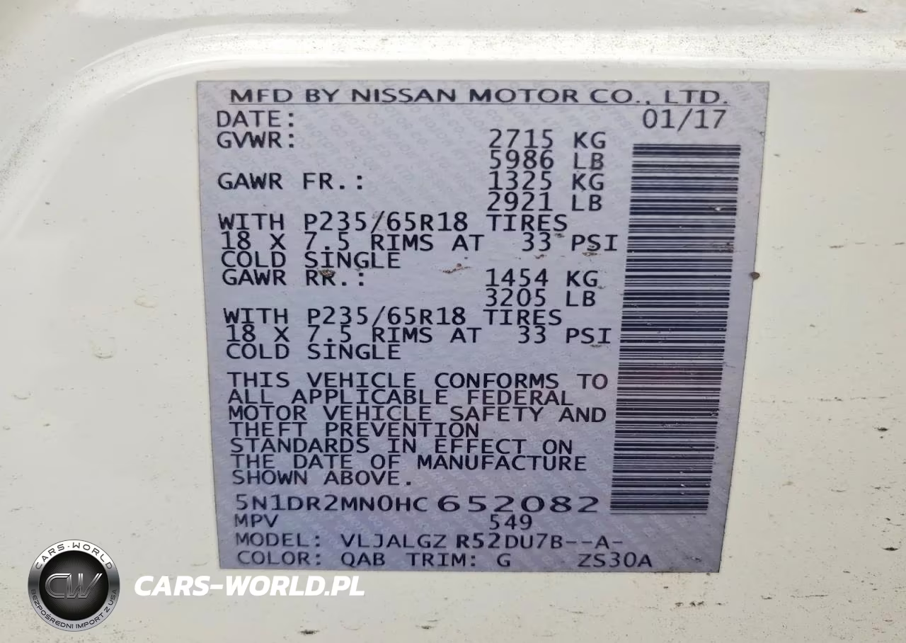 2017 Nissan Pathfinder Sl VIN:5N1DR2MN0HC652082 - 13