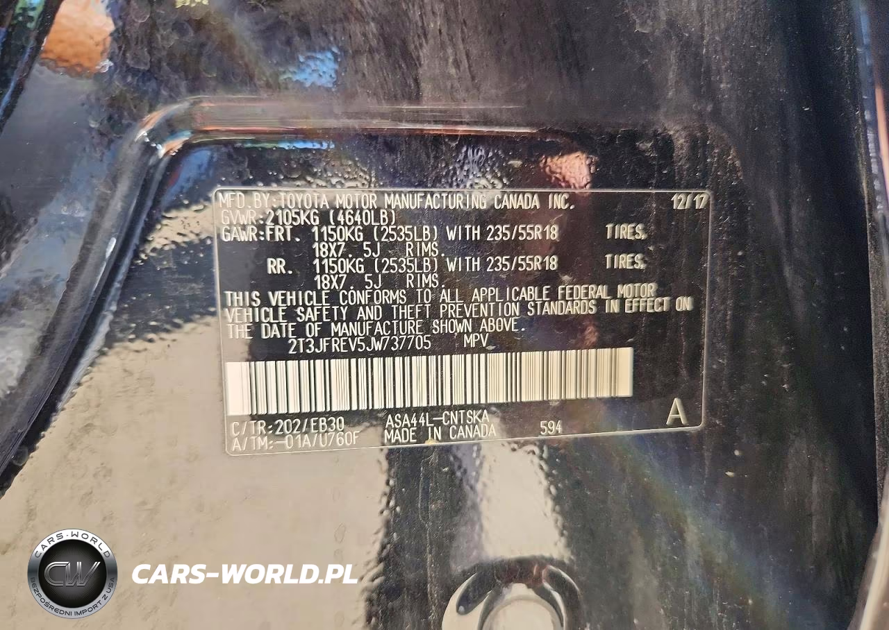 2018 Toyota Rav4 Se VIN:2T3JFREV5JW737705 - 13