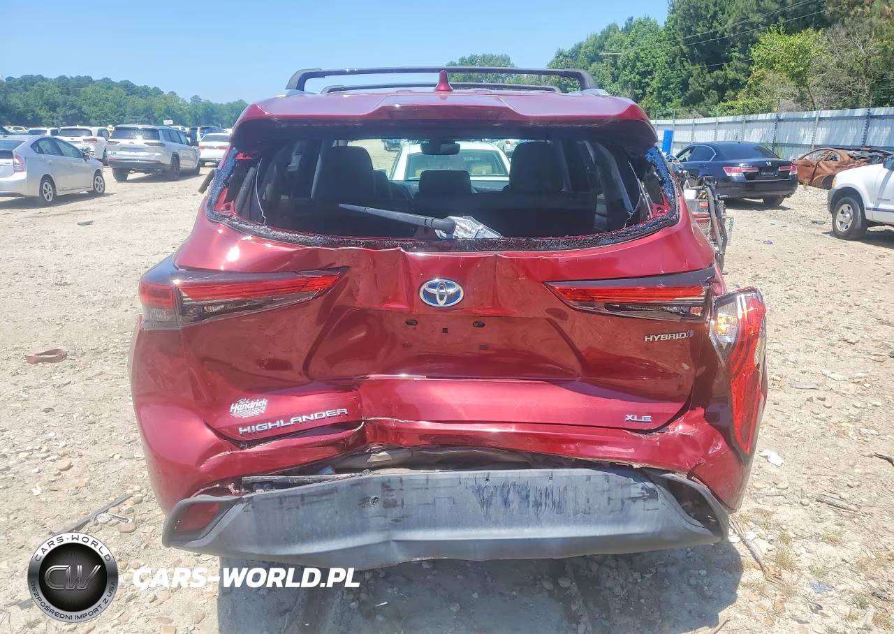 2022 Toyota Highlander Hybrid Xle VIN:5TDGARAH2NS513405 - 6