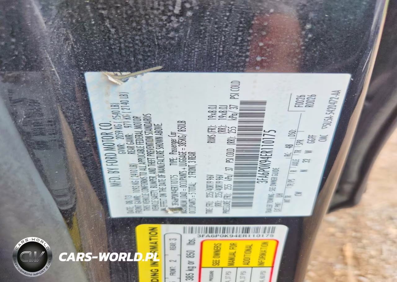 2014 Ford Fusion Titanium VIN:3FA6P0K94ER110175 - 12