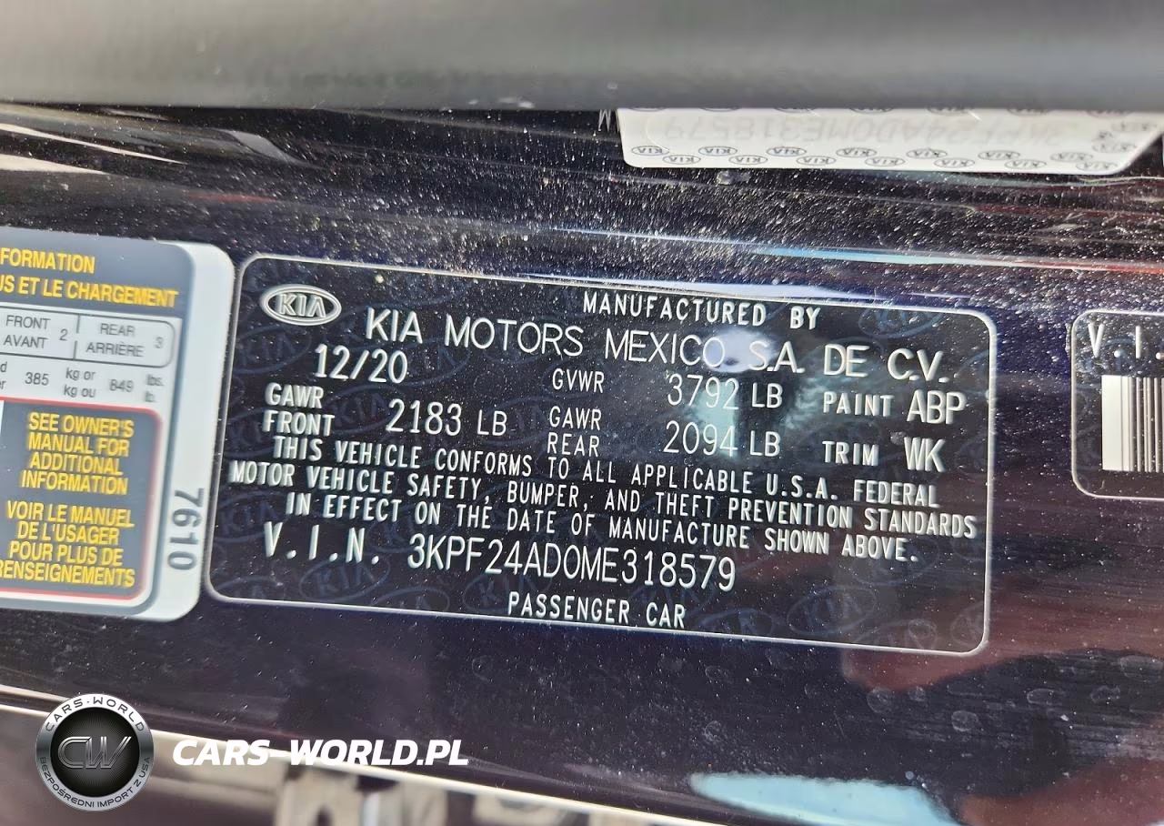 2021 Kia Forte Lxs VIN:3KPF24AD0ME318579 - 12