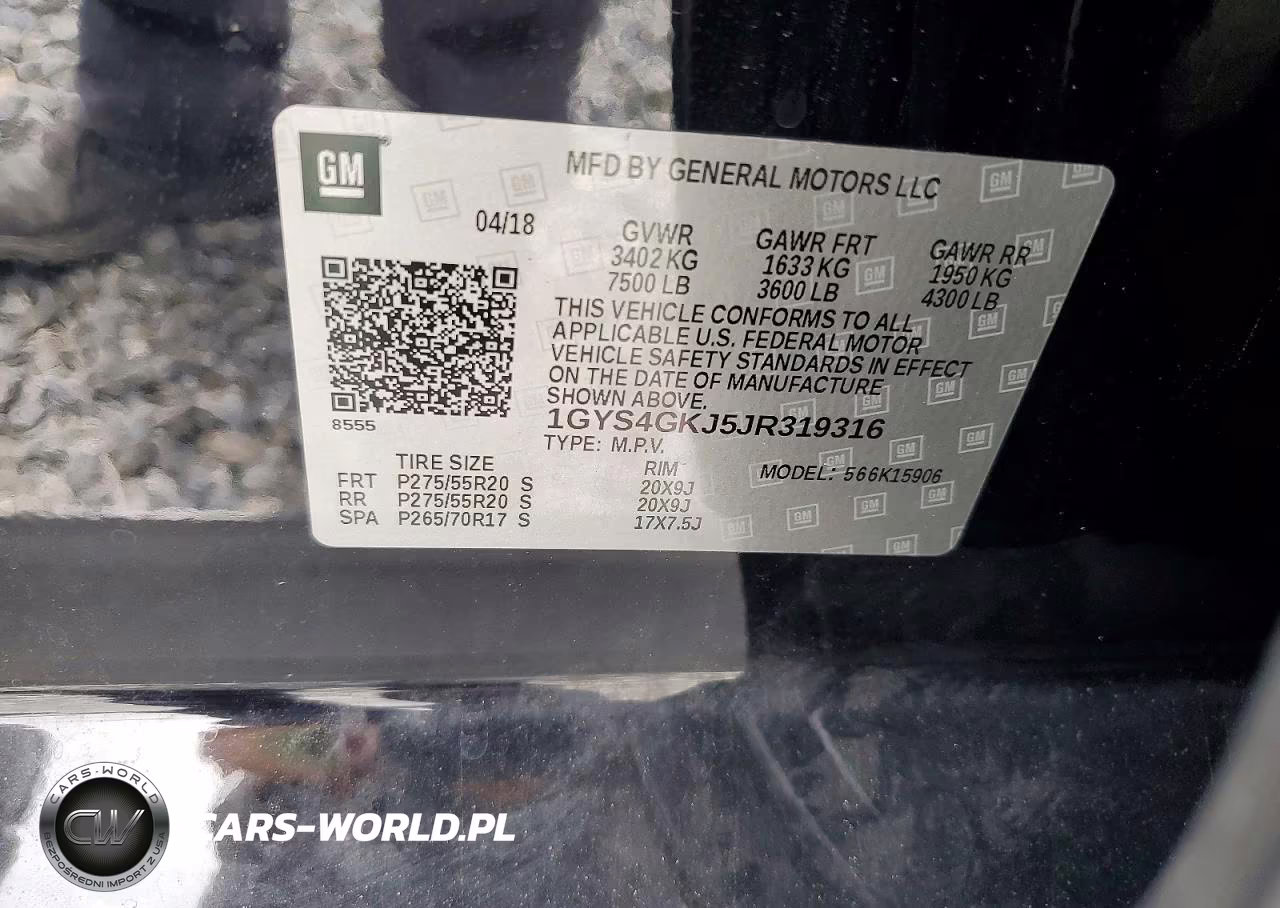 2018 Cadillac Escalade Esv VIN:1GYS4GKJ5JR319316 - 13