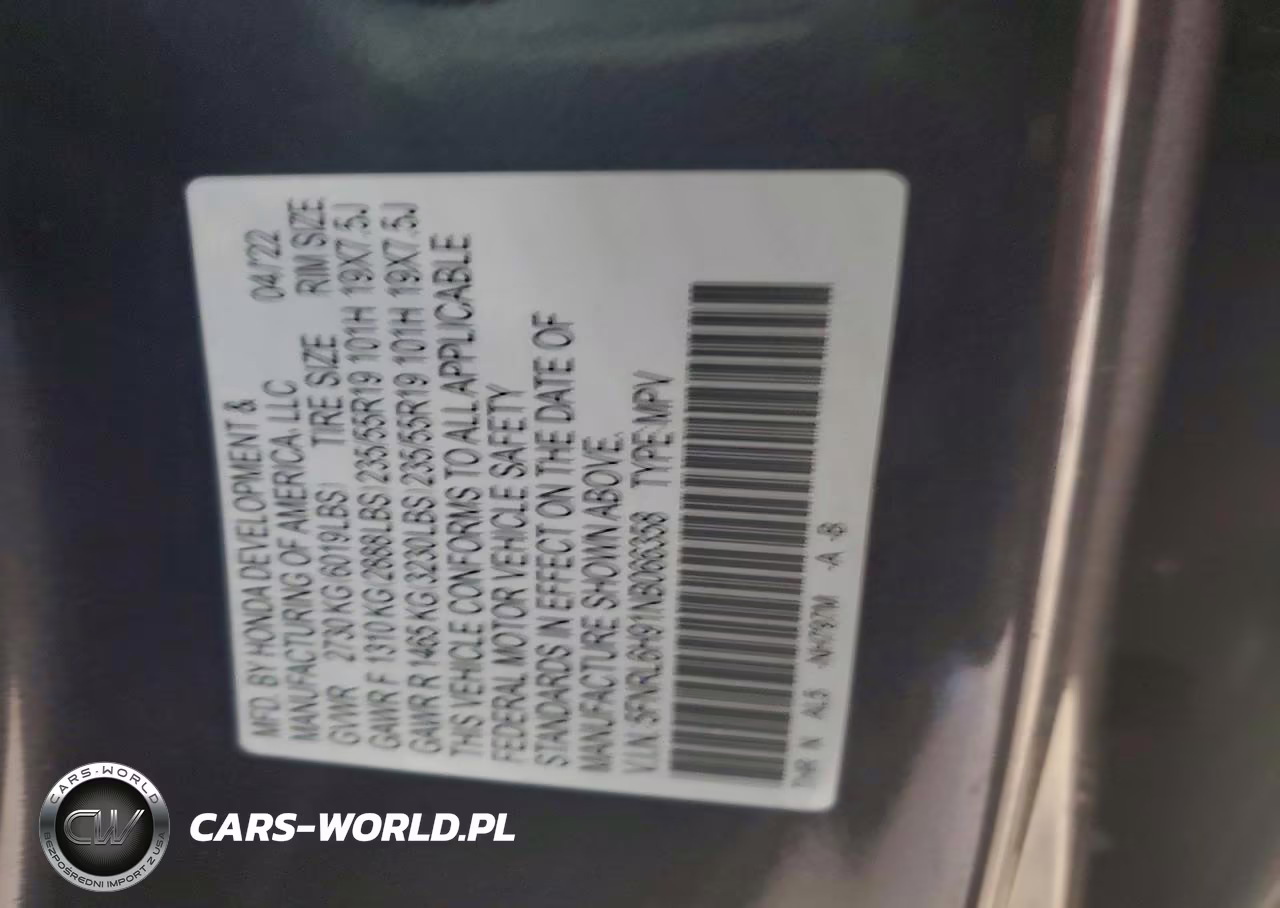 2022 Honda Odyssey Elite VIN:5FNRL6H91NB066358 - 13