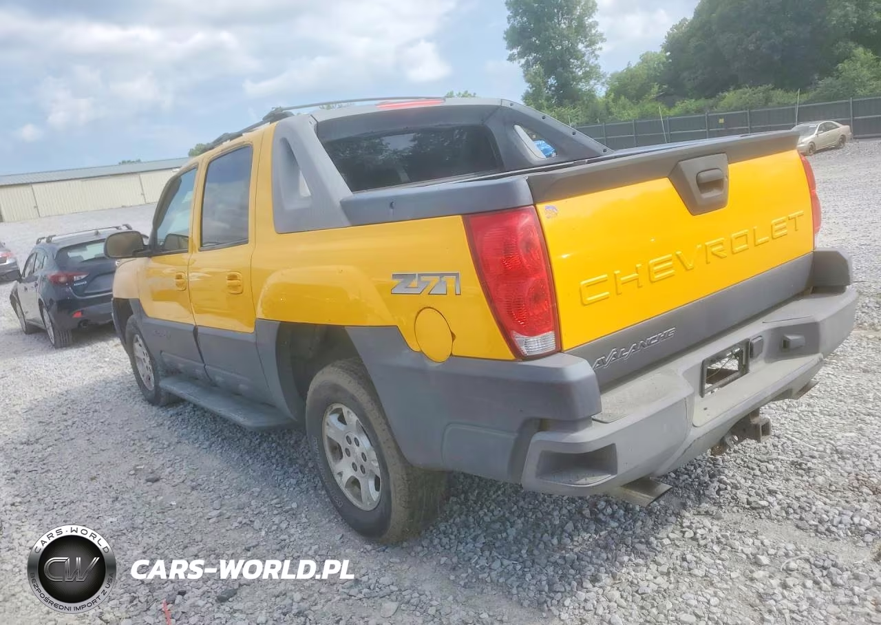 2003 Chevrolet Avalance VIN:3GNEK13T53G288634 - 2