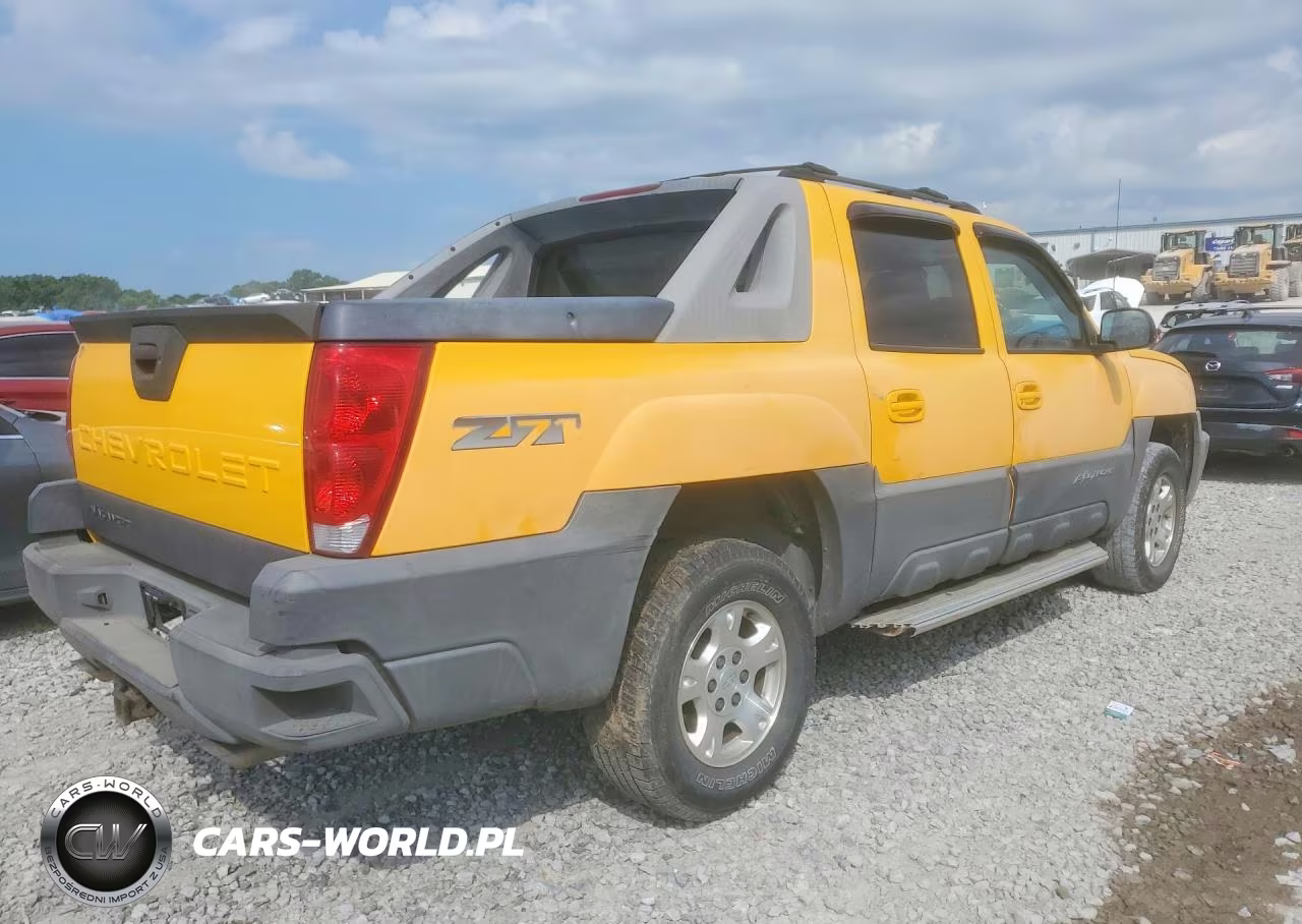 2003 Chevrolet Avalance VIN:3GNEK13T53G288634 - 3