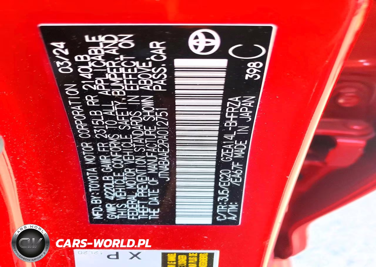 2024 Toyota Gr Corolla Premium VIN:JTNABAAE2RA012751 - 13