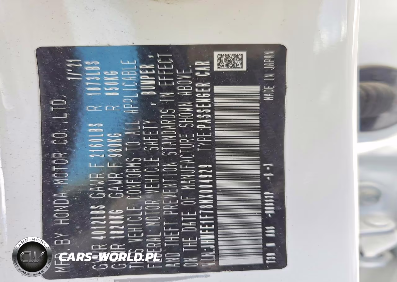 2022 Honda Civic Ex VIN:JHMFE1F78NX004929 - 12