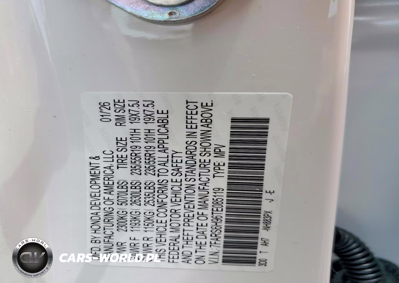 2026 Honda Cr-V Sport Touring VIN:7FARS6H96TE085119 - 13