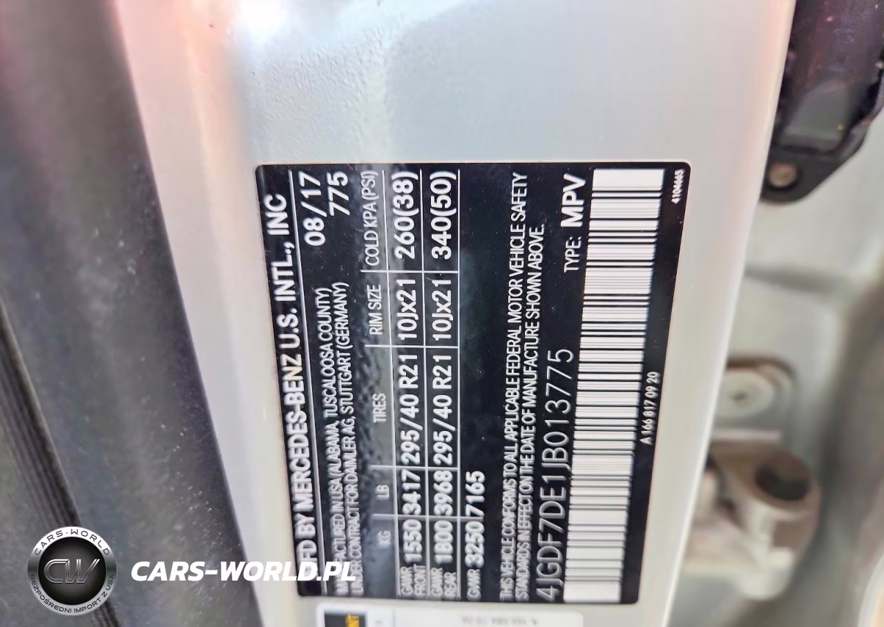 2018 Mercedes-Benz Gls 550 4Matic VIN:4JGDF7DE1JB013775 - 13