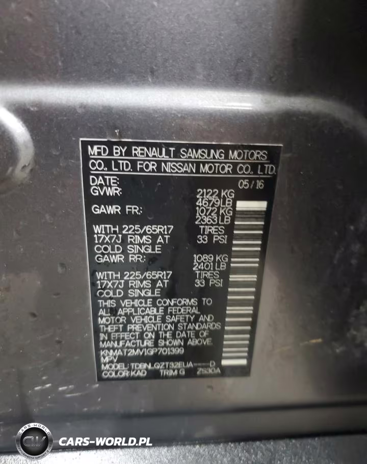 2016 Nissan Rogue S VIN:KNMAT2MV1GP701399 - 13