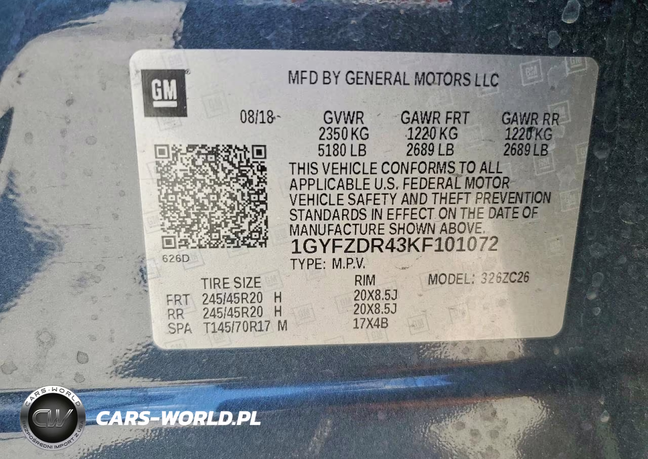 2019 Cadillac Xt4 Premium Luxury VIN:1GYFZDR43KF101072 - 13