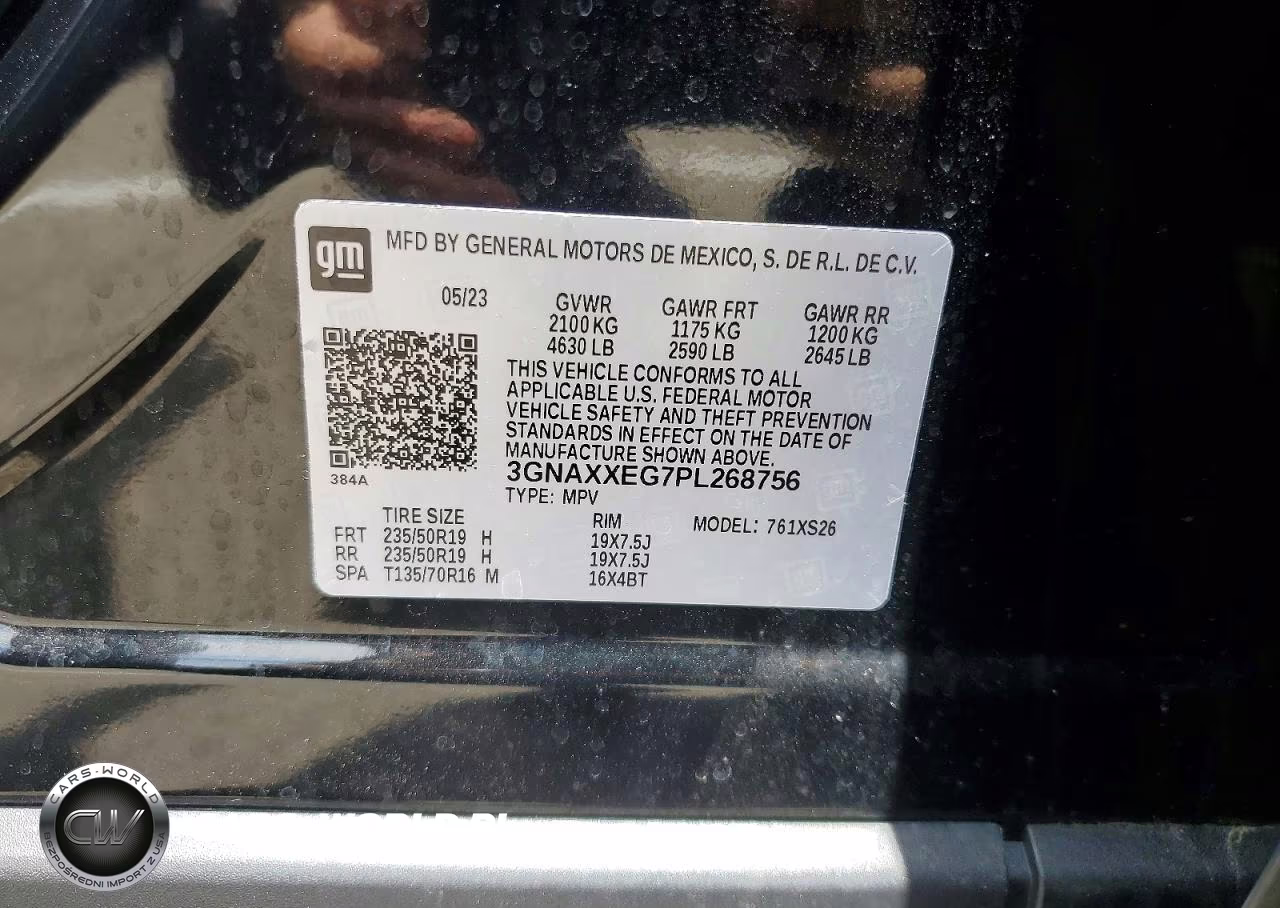 2023 Chevrolet Equinox Premier VIN:3GNAXXEG7PL268756 - 13