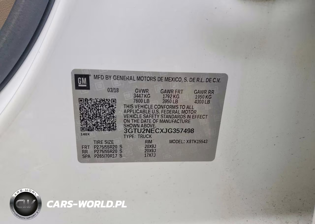 2018 GMC Sierra K1500 Slt VIN:3GTU2NECXJG357498 - 13