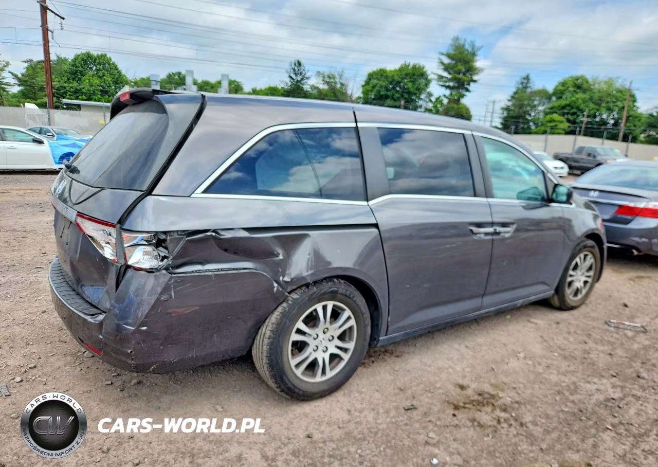 2012 Honda Odyssey Exl VIN:5FNRL5H66CB087235 - 3