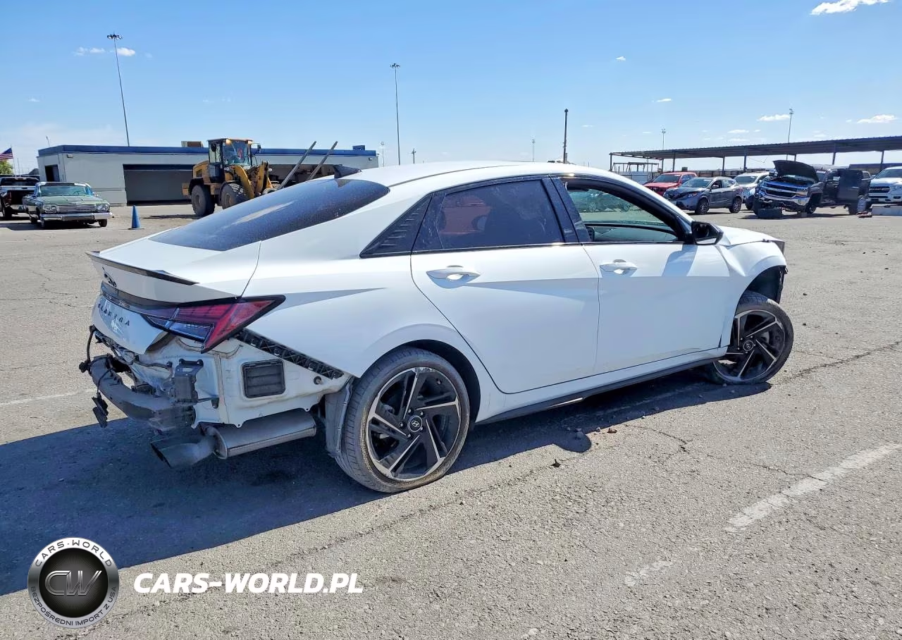 2021 Hyundai Elantra N Line VIN:KMHLR4AF4MU172488 - 3
