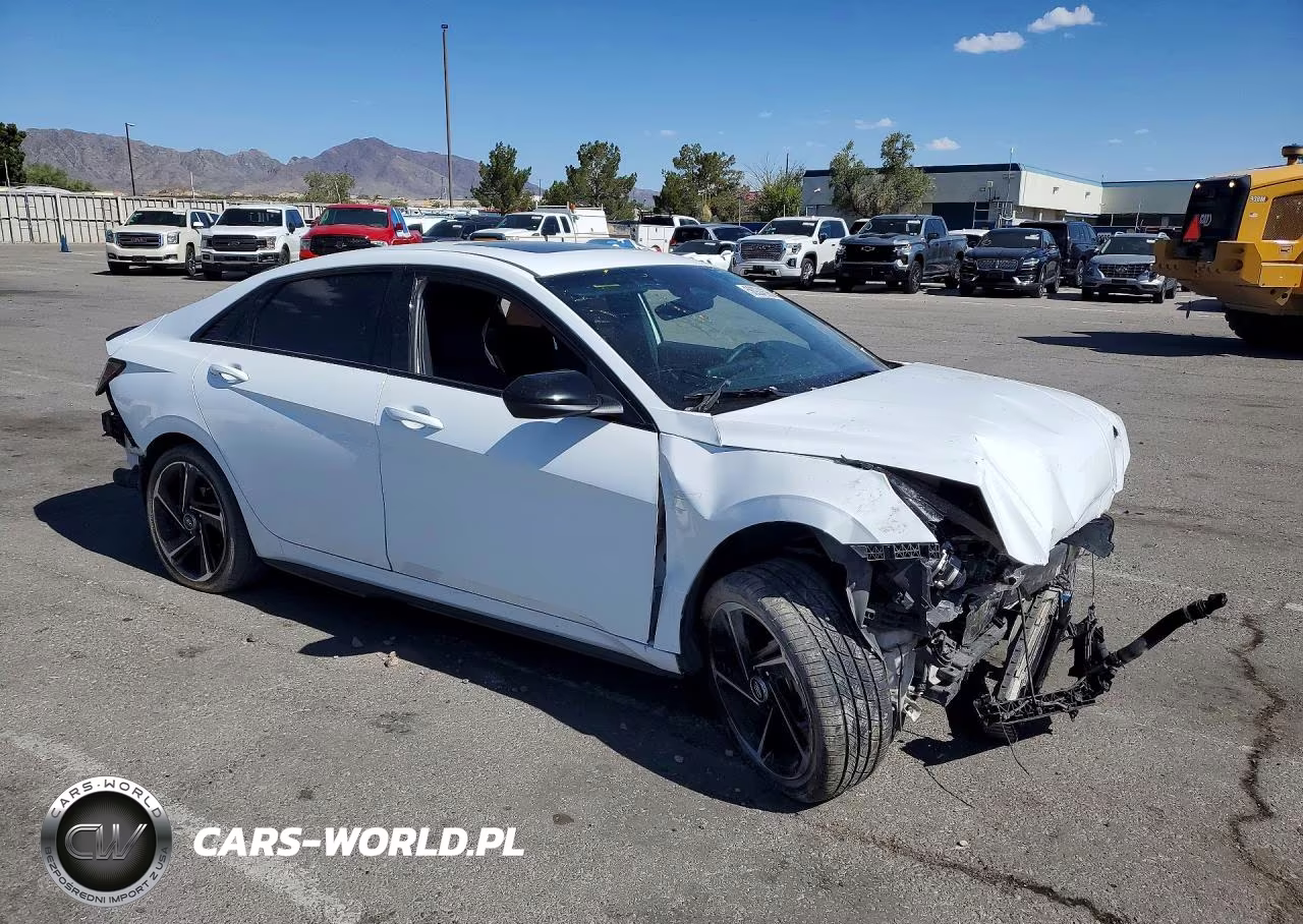 2021 Hyundai Elantra N Line VIN:KMHLR4AF4MU172488 - 4