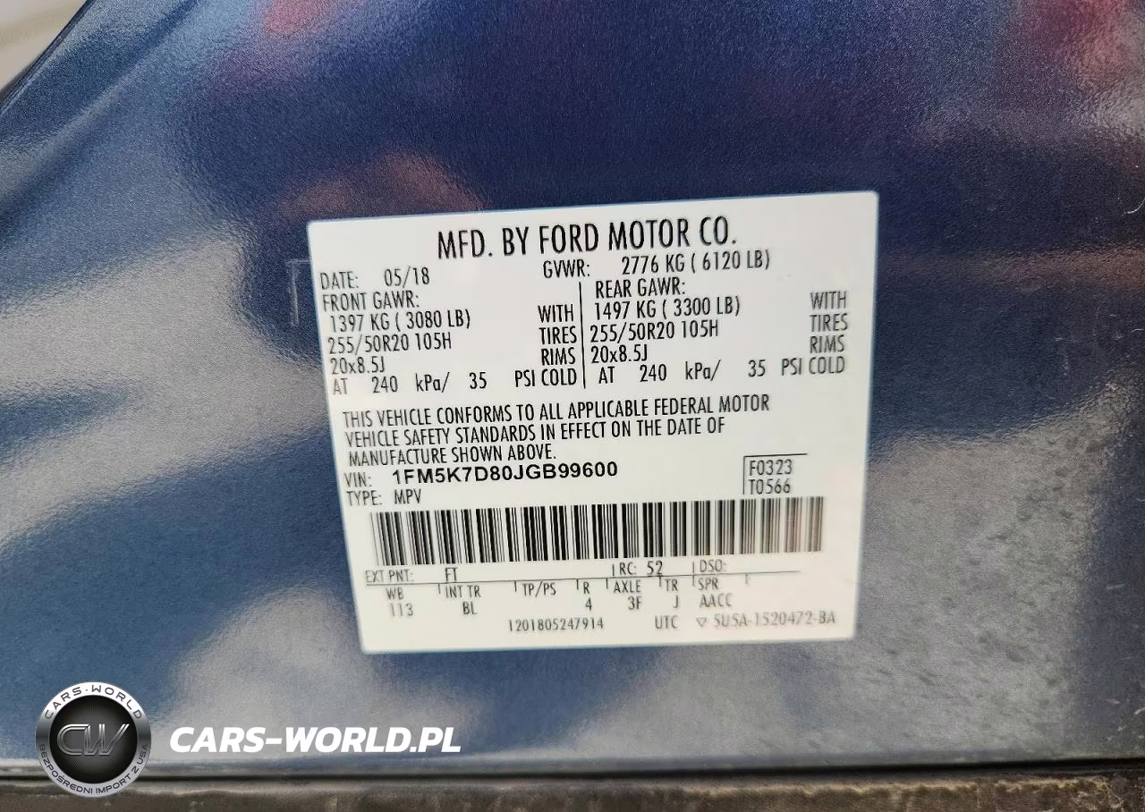 2018 Ford Explorer Xlt VIN:1FM5K7D80JGB99600 - 13