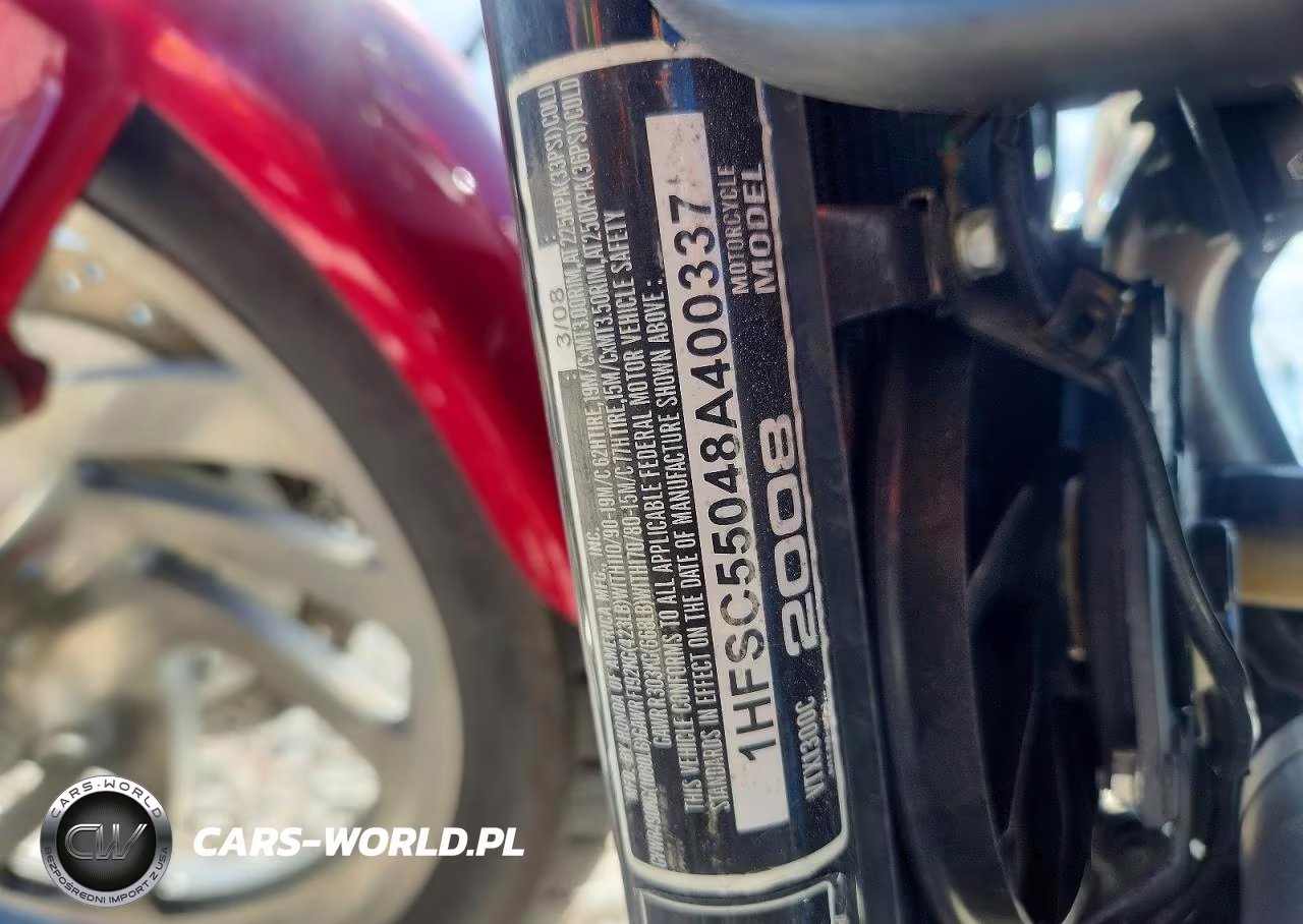 2008 Honda Vtx1300 C VIN:1HFSC55048A400337 - 9