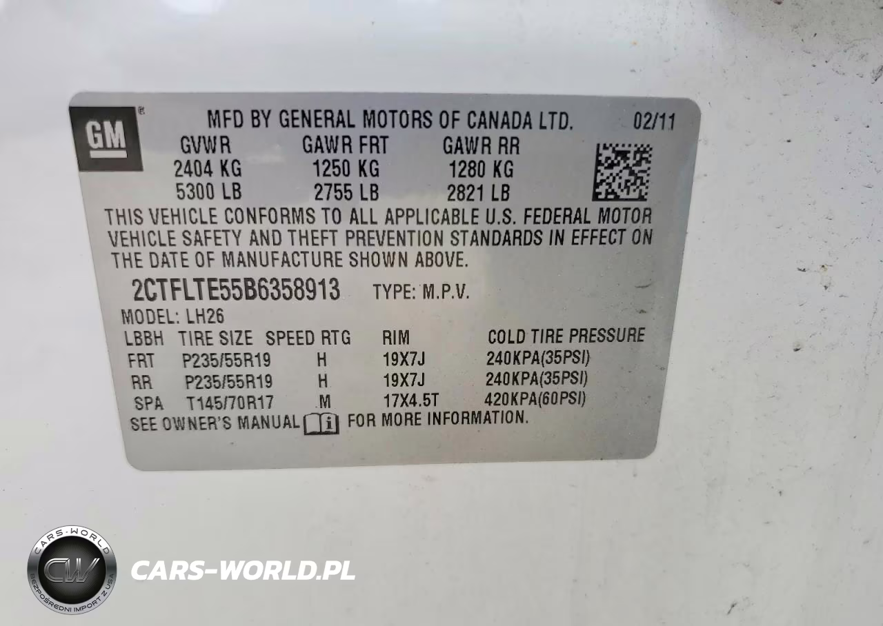 2011 GMC Terrain Sle VIN:2CTFLTE55B6358913 - 13