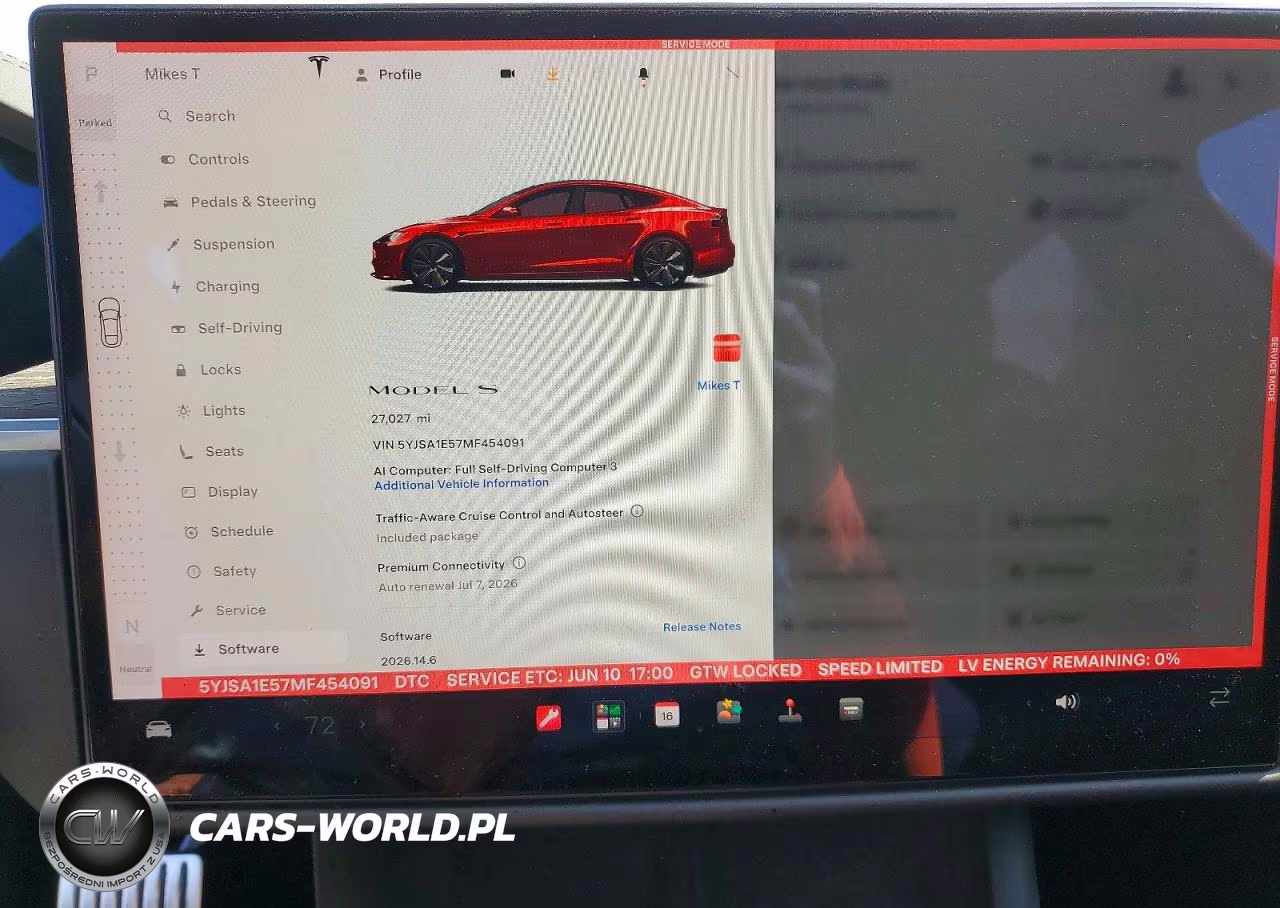 2021 Tesla Model S VIN:5YJSA1E57MF454091 - 9