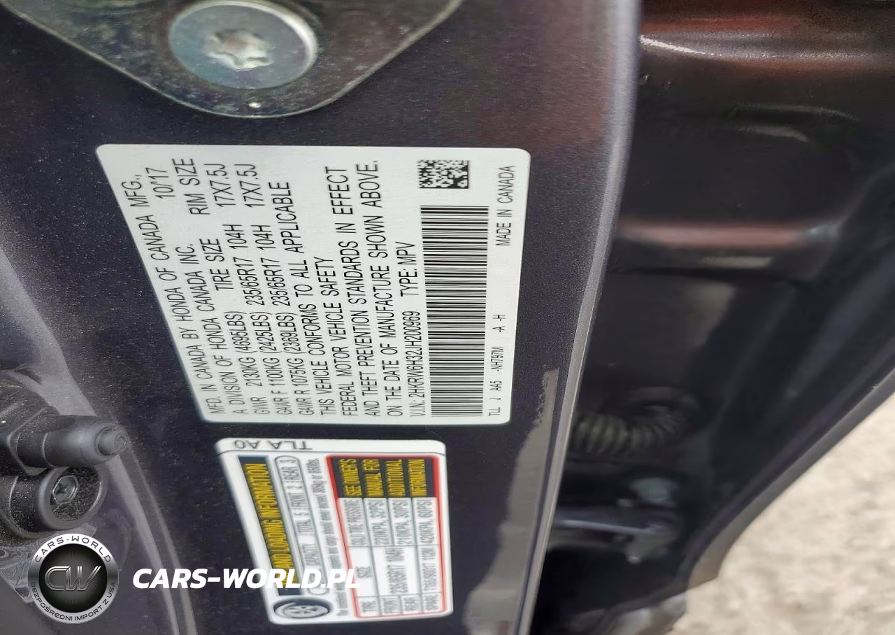 2018 Honda Cr-V Lx VIN:2HKRW6H32JH200969 - 12