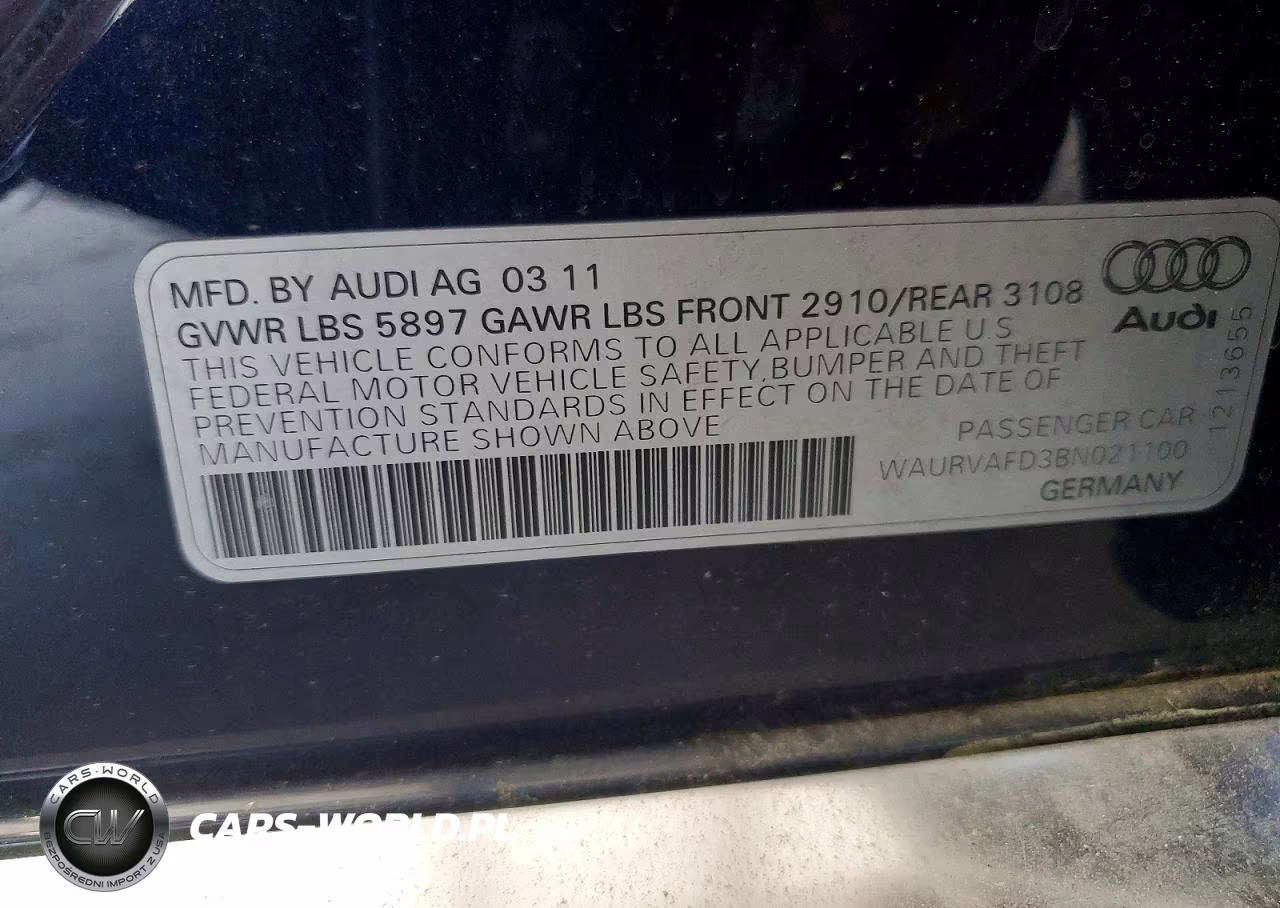 2011 Audi A8 L Quattro VIN:WAURVAFD3BN021100 - 12