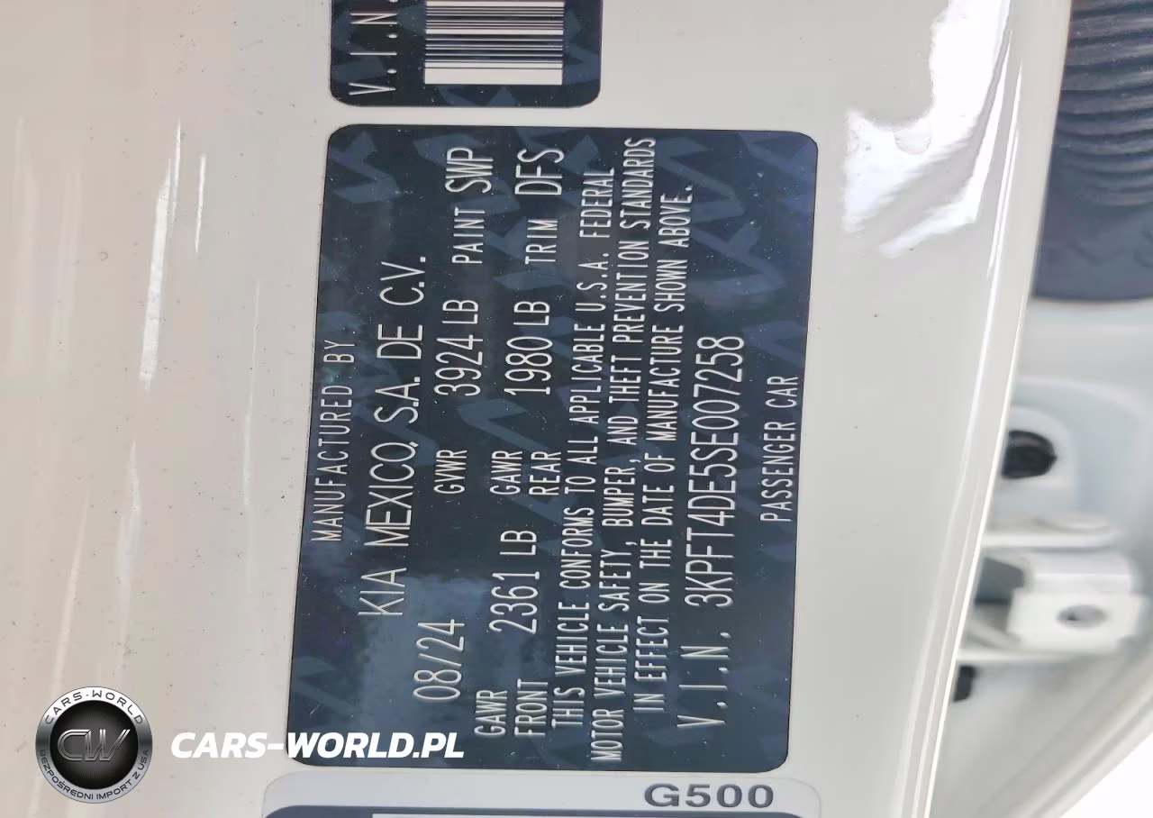 2025 Kia K4 Lxs VIN:3KPFT4DE5SE007258 - 13