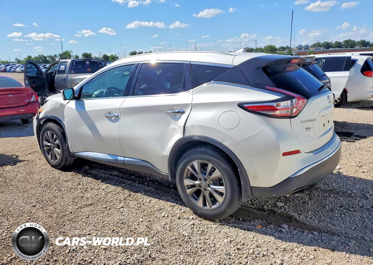 2016 Nissan Murano Sl VIN:5N1AZ2MH5GN118821 - 2