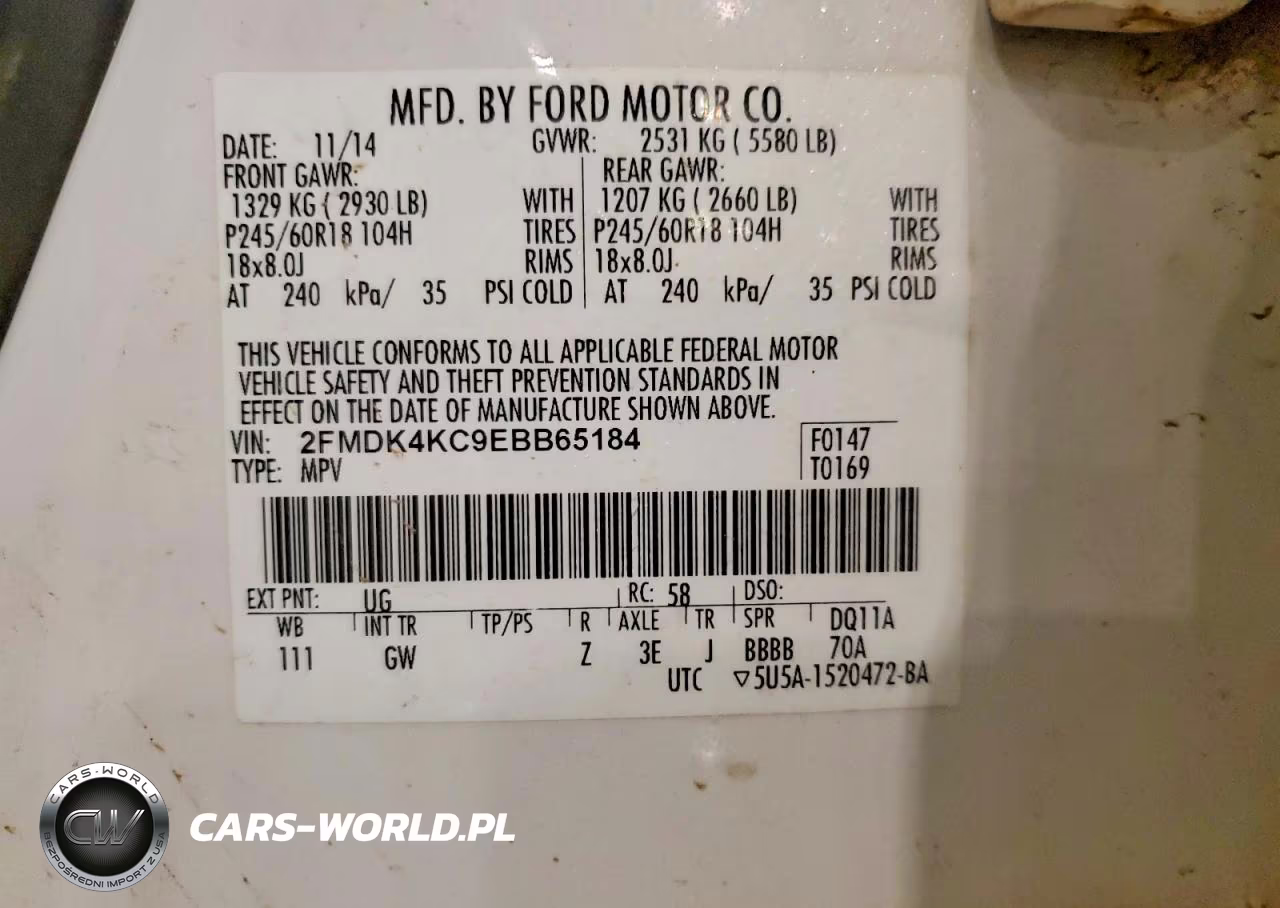 2014 Ford Edge Limited VIN:2FMDK4KC9EBB65184 - 13