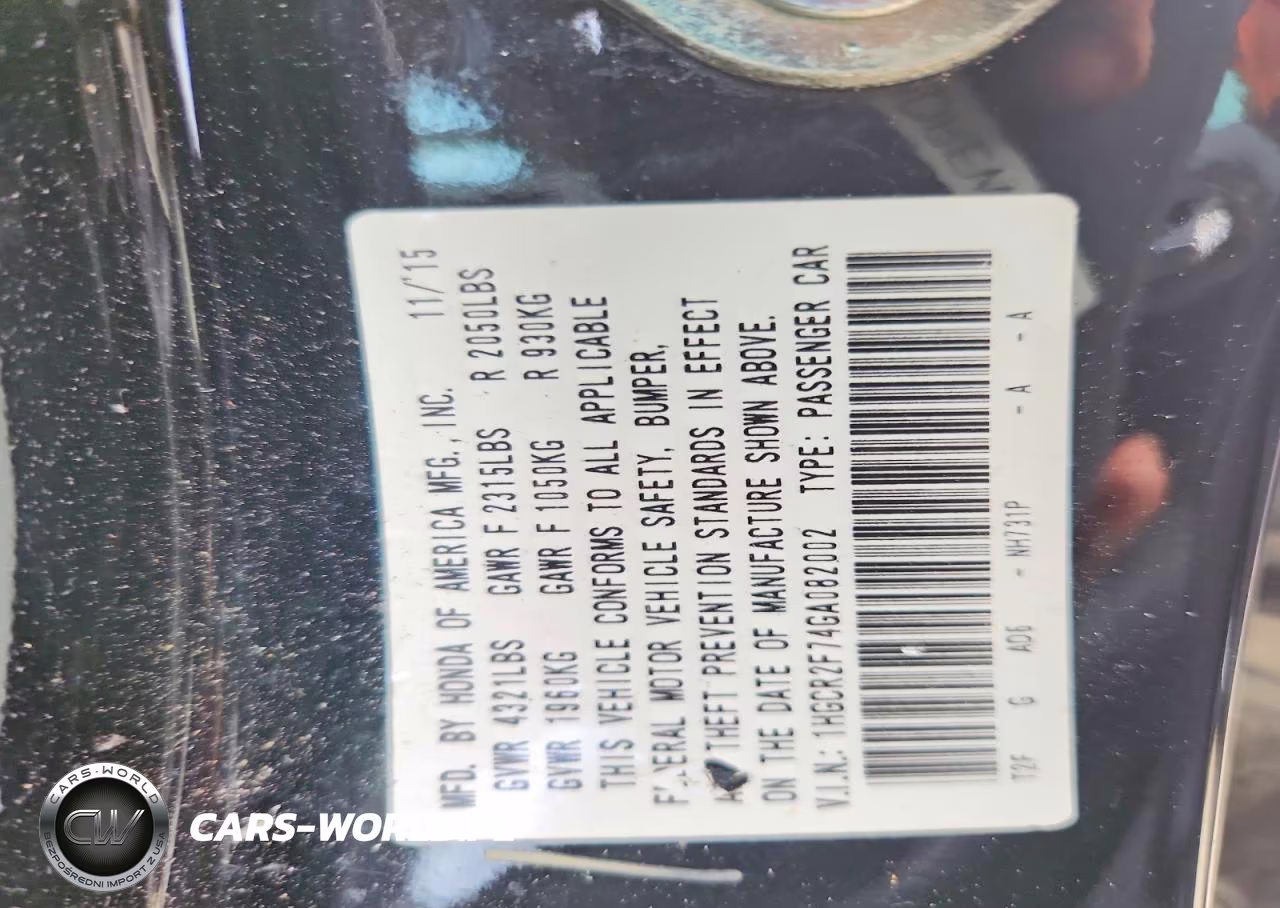 2016 Honda Accord Ex VIN:1HGCR2F74GA082002 - 12