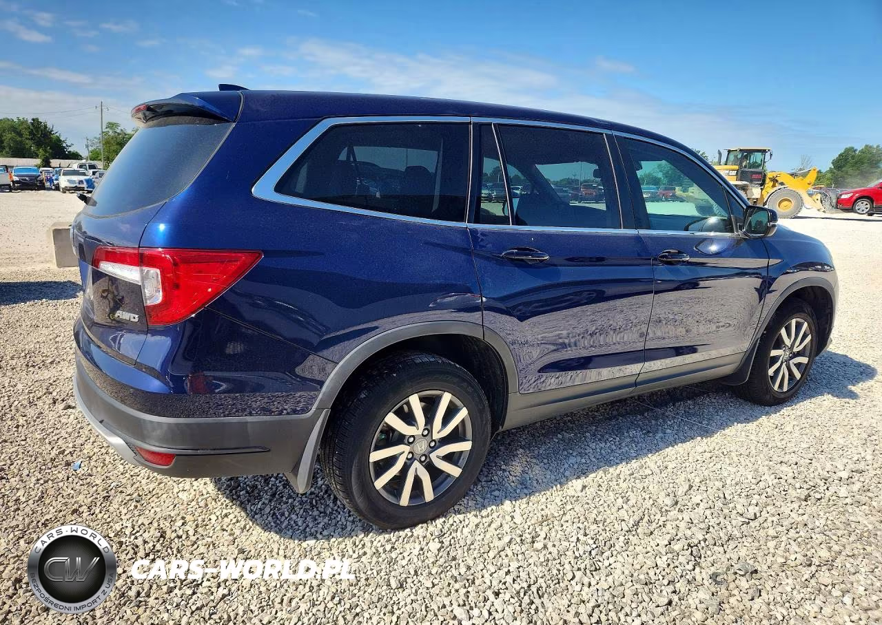 2020 Honda Pilot Ex VIN:5FNYF6H39LB043549 - 3