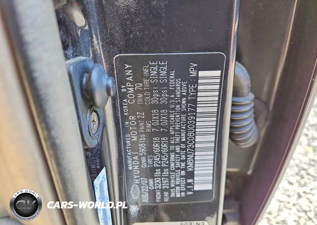 2008 Hyundai Veracruz Gls-Se-Limited VIN:KM8NU73C08U039177 - 14